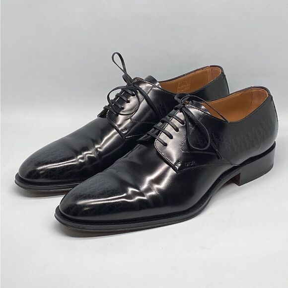 Dior Timeless Derby Shoe with Gray and Black Dior Oblique Gradient size 42 main image 12